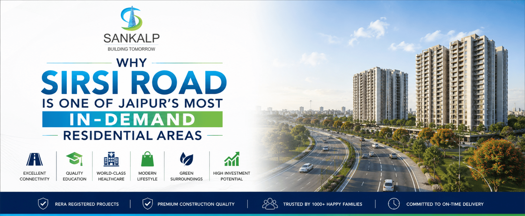 Why Sirsi Road Is One of Jaipur's Most In-Demand Residential Areas